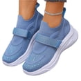 thumbnail image 5 of Willtoo Rhinestone Knit Belt Sneakers for Women, Sparkly Bling Wedding Dressy Chunky Tennis Shoes Fashion Sequin Wedge Sneaker, 5 of 5