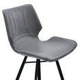 thumbnail image 2 of Armen Living Zurich 26" Counter Height Metal Barstool in Vintage Pu and Black Metal Finish, 2 of 5