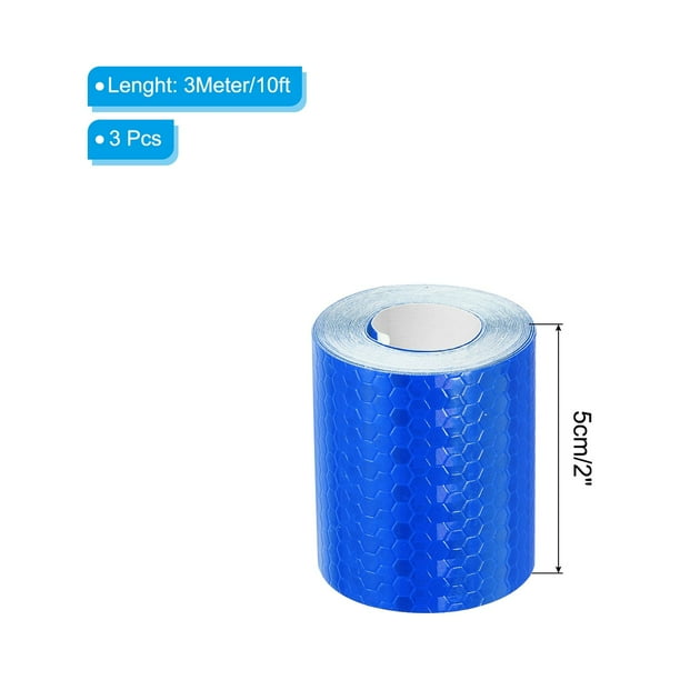 Uxcell Reflective Tape Waterproof Adhesive High Visibility Caution Warning Safety Reflector For Cars White 15ft X 1 In