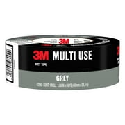 3M Multi-Use Duct Tape, 1.88 in x 60 yd, Gray, 1 Roll/Pack