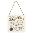 thumbnail image 1 of Harry Potter Wizards Welcome Wooden Plaque, 1 of 1