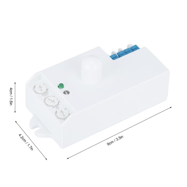 Interruptor de Sensor de Rango de 360, Interruptor del Sensor de Luz, Instalacia del Techo para Lámparas de Ahorro de Energía Luces liderado por Escalera de Corredor Bombillas