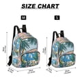thumbnail image 2 of FORMRS Mini Backpack Purse for Women Travel Daypack Casual Shoulder Bag, Purple Seaside, 2 of 7