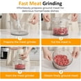 thumbnail image 5 of Sunvivi 250W Electric Food Chopper, 4 in 1 Food Grinder, 5 of 7