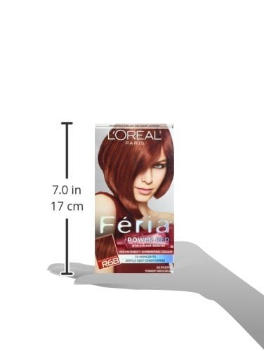 L Oreal Paris Feria Multi Faceted Shimmering Permanent Hair Color R68 Ruby Rush 1 Kit Walmart Com