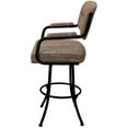thumbnail image 2 of Swivel Extra Tall Metal Bar Stool 34" - M-110 - Watusi Madder - Black, 2 of 2