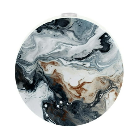 

Marble Circular Night Light - 2 Pack LED Sensor Wall Night Light for Room Small LED Light