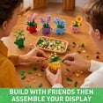 WIDELAND 12 Pack Anthropomorphic Flower Building Blocks Set - 1362 Pcs ...