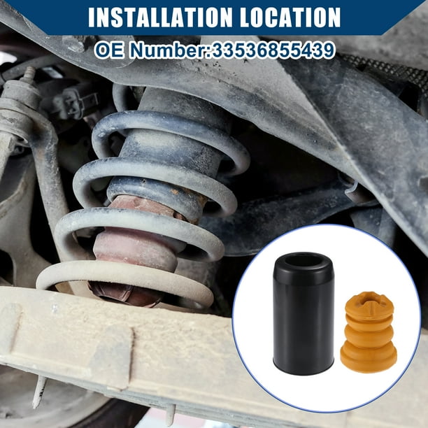 1 Set No.33536855439 Suspension Strut Bumper Bump Stop for