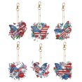 thumbnail image 1 of 6pcs 5D Diamond Art Llaveros Art Craft DIY Regalos Taladro en Forma Especial (GJ063), 1 of 9