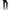 Black, variant on Women's Plain Regular Black Leggings XS (2)