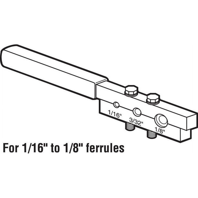 Prime-Line 4.9 in. W X 1 in. L Steel Swage-It Tool Prime-Line 4.9 in. W X 1 in. L Steel Swage-It Tool