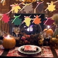 thumbnail image 3 of CIMAXIC christmas 180pcs Thanksgiving Fall Artificial Maple Hanging Paper Leaves Tags Gift Decorations With String for Wedding Party Christmas (9 Patterns Random Color),2.17"X2.56"X0.08", 3 of 5