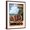 Brown Frame, variant on Art.com Monaco Rallye Art Print by Catherine Jones, White Frame Wall Art, 23" x 29"