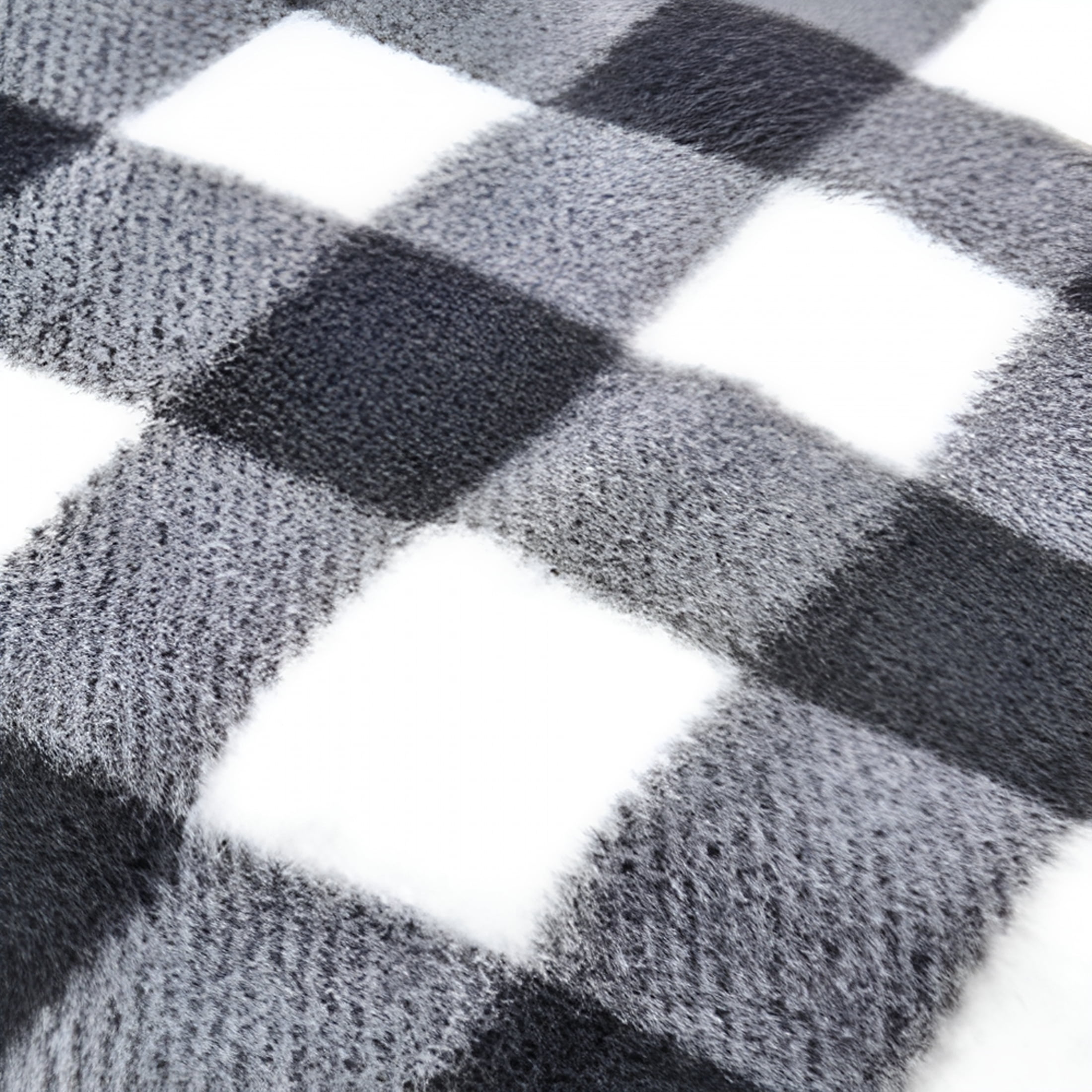 HIBIBUD Heated Blanket - 12-Volt Electric Blanket for Car,Truck,Suv,Or Rv - Portable Winter Car Accessories for Camping Or Travel (Black Plaid)