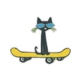 thumbnail image 2 of on Skateboard T-Shirt, Funny Meme Shirt, Cartoon Character Shirt, Simple Style, 2 of 7