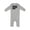 AC-Heather Grey, variant on Jesus Saves, Bro. Baby Romper Coveralls