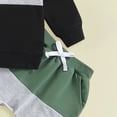thumbnail image 6 of CAUYDY 0 3 6 9 12 Months Baby Boys Fall Winter Clothing 2T 3T 4T 5T Toddler Long Sleeved Sweatshirt Elastic Waist Pants 2Pcs Set Infant Photoshoot Outfits Green for Sizes 0-6 Months, 6 of 6