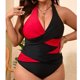 thumbnail image 5 of TaTaai Deep V Underwire Solid Patchwork Bikini, Women’s Summer Style, Removable Shoulder Straps, High Cut Slim Fit, Sports Design, Ideal for Camping Vacation Beach Trips Gift, 5 of 9