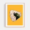 thumbnail image 2 of Onigiri Snooze - Painting Humor Surrealism Whimsical Pop Art Modern Art Illustration Unframed Wall Art Print 5 x 7 inches, 2 of 4