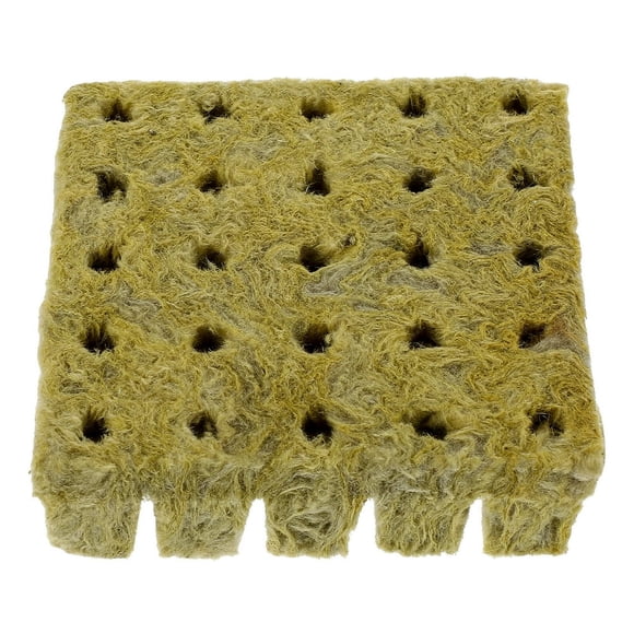 HLONK Rockwool Starter Plugs Hydroponic Grow Media 25pcs