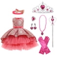 thumbnail image 1 of Robes de Fête Asymétriques pour Filles Princesse pour Filles Robes de Bal Robe, 1 of 5