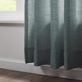 thumbnail image 5 of TWOPAGES Grey Linen Drapery 96 inch Length Curtain 50Wx96L, 1 Panel, Dark Grey, Liz, 5 of 5