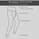 thumbnail image 5 of Pantalones largos de algodón para hombre, otoño e invierno, finos, ajustados, de doble capa, de cintura alta, cálidos, elásticos, a la moda, 5 of 6