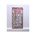 thumbnail image 1 of Kitchen Rules Wooden Sign Wall Decor, 1 of 1