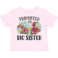 thumbnail image 3 of Inktastic Promoted to Big Sister with Flowers Girls Toddler T-Shirt, 3 of 5