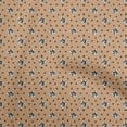 thumbnail image 1 of oneOone Polyester Spandex Light Brown Fabric Bull Craft Projects Decor Fabric Printed By The Yard 56 Inch Wide, 1 of 5
