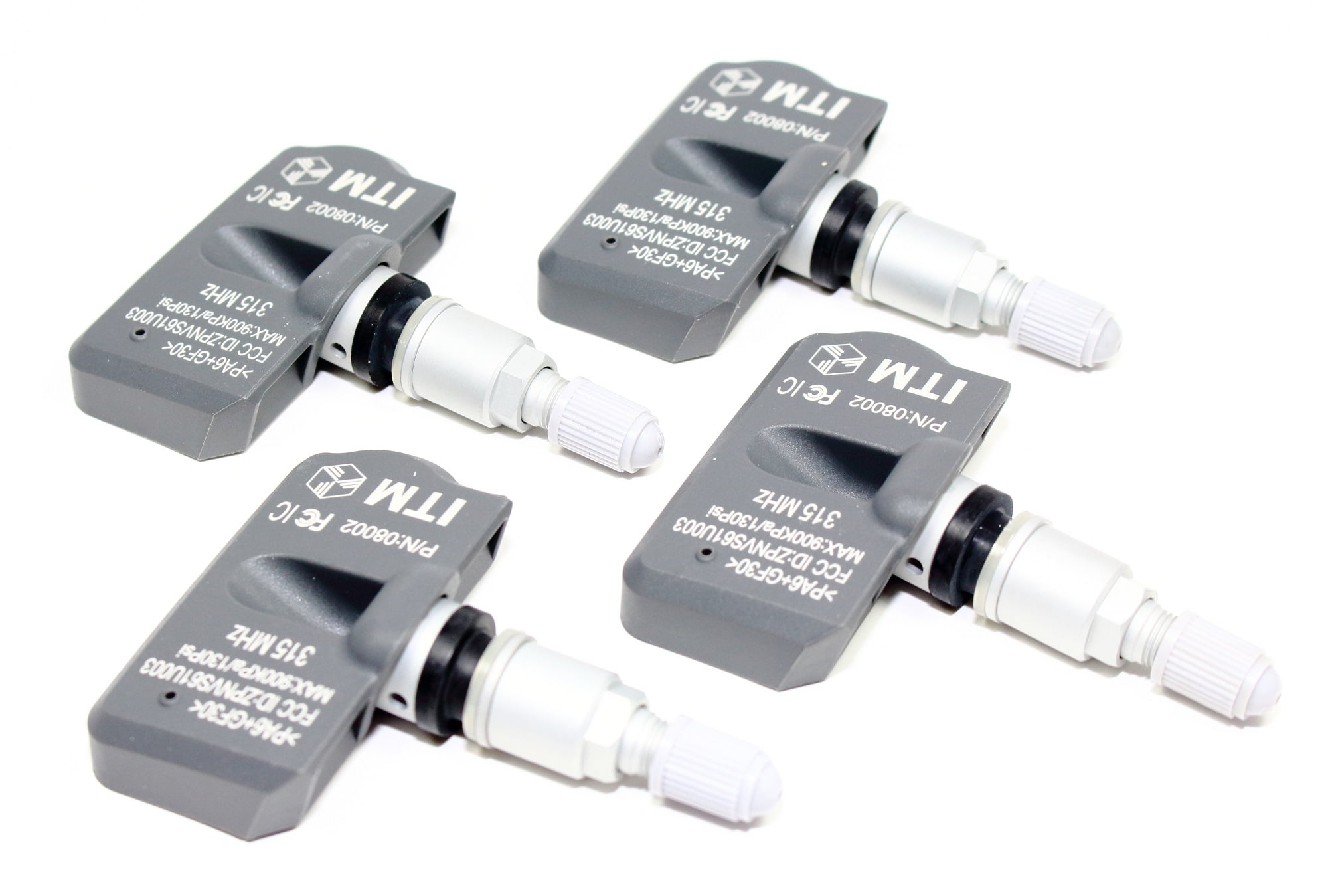 Set of 4 ITM 315mhz TPMS Tire Pressure Sensors for 2015 2016 2017 2018 2019 Ford Mustang V6 GT
