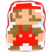 Super Mario Bros Mario 8 Bit Plush Pillow