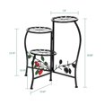 thumbnail image 4 of Zimtown Country Apple Plant Stand Shelf Holds 3-Flower Pot, 4 of 7
