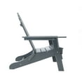 thumbnail image 4 of Balboa Gray Folding Adirondack Patio Chair, 4 of 12