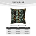 thumbnail image 2 of KLL Lilies Flowers Decorative Throw Pillow Covers Velvet Soft for Couch Sofa Bedroom Living Room Outdoor (No pillow core)- 20"x20", 2 of 5