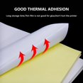 thumbnail image 2 of OUSITAID 100PCS Vinyl Sticker Paper Adhesive Decal Paper Printable Paper for Inkjet Printer, 2 of 8