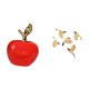 thumbnail image 5 of Escultura De Fruta De Cerámica Y Pájaro De Madera, Adorno De Pared Para Decoración Del Hogar, Oficina, Dormitorio, Cafetería, Sala De Estudio, Regalo Coleccionable De Vacaciones., 5 of 8