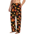 thumbnail image 6 of Sigee Thanksgiving Turkey 1 print Men's Pajama Pants Lounge Sleep Bottoms with Elastic Waistband and Pockets-Large, 6 of 6
