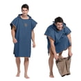thumbnail image 3 of Traje de neopreno de microfibra Surf Poncho Hiturbo, bata de baño cambiadora, 3 of 6