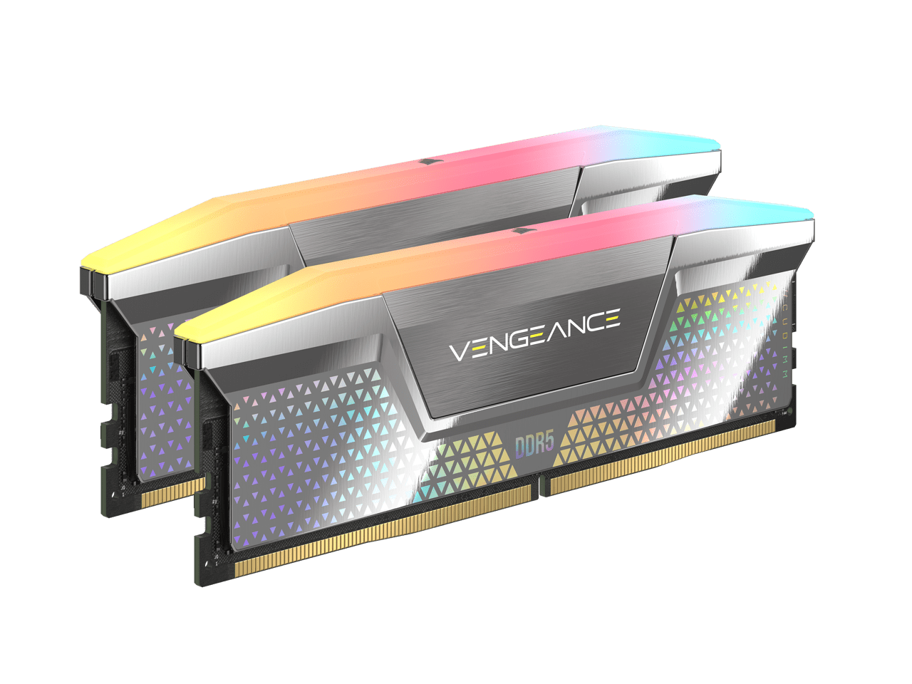 美品 CORSAIR DDR5 32GB RGBメモリ CORSAIR VENGEANCE RGB DDR5 RAM 32GB (2x16GB) 6400MHz CL32