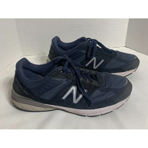 New Balance 990v5 Mens 12 Shoes 4E (Extra Wide) M990MV5 Blue Grey Running Casual