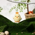 thumbnail image 3 of Easter Cartoon Three Colorful Chicken Pendant For Party Plush Chick Figurine Easter Decorations Home Decor, 3 of 7