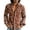 Brown, variant on Long Sleeve Shirts for Men Vintage Floral Lapel Button Down Casual Shirts Lightweight Bohe Beach Shirt S-3XL