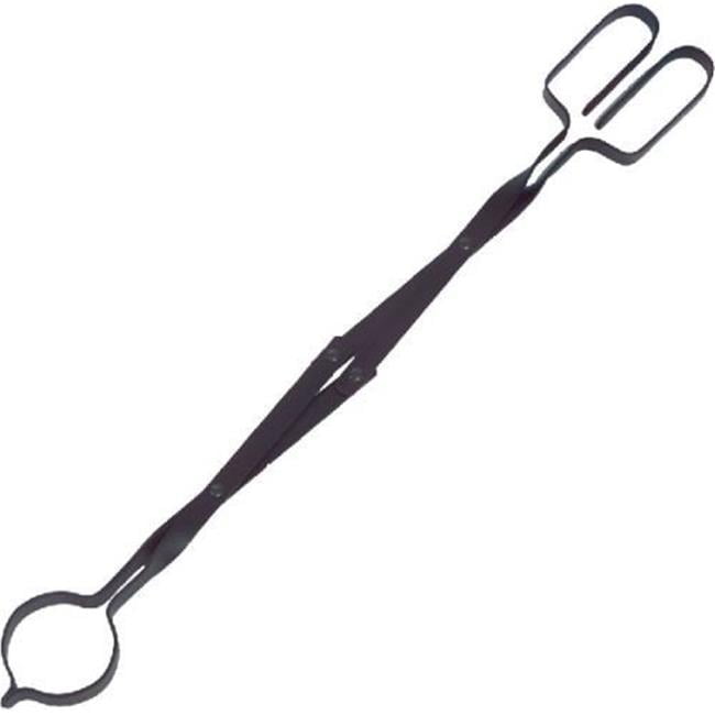 Dagan TONGS Individual Hearth & Fire Pit Tool Scissor Tong, Black
