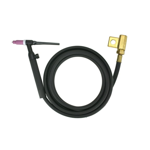 26V Series - 200 Amp - Air Cooled - TIG Torch - 12.5 feet 1-Piece Cable - Stud Connector
