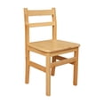 thumbnail image 3 of Wood Designs Childrens Chair - Natural - Set of 2, 3 of 4