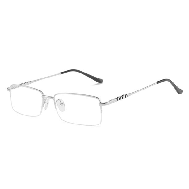 Men's Computer Glasses with Grade Anti Radiation HalfRim 0600 Graded Glasses Myopia Eyeglasses