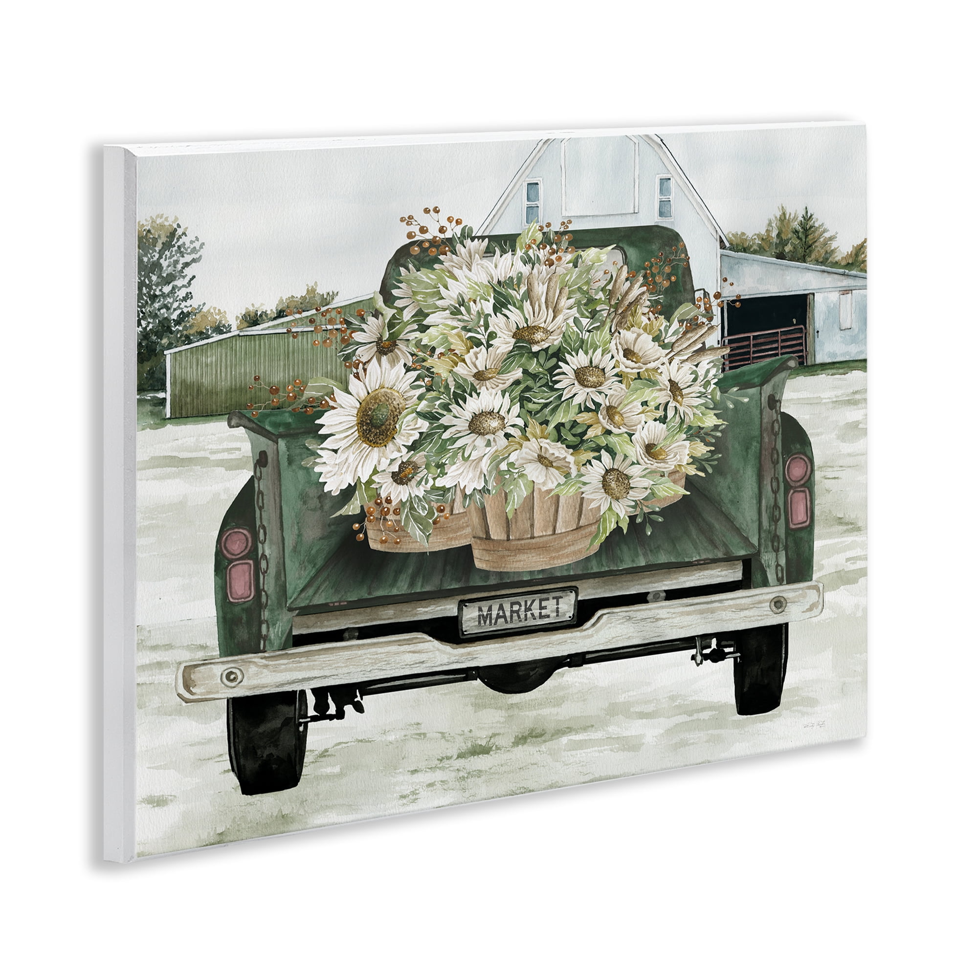 Stupell Industries Country Flower Delivery Baskets Wall Plaque Art, design by Cindy Jacobs
