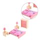 thumbnail image 3 of Mini juego de muebles de casa de muñecas, modelo de juguete para niños, juego de muebles de madera para casa, juguete educativo para niños, juego de dormitorio Inevent FN000080-05B, 3 of 7